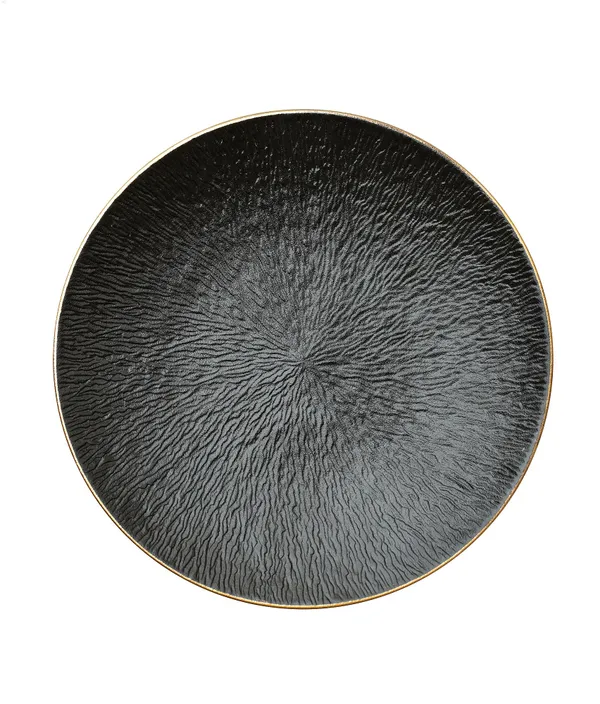 Black BRUKS appetizer plate