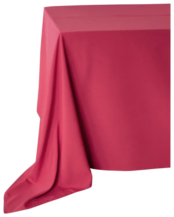 Rectangular tablecloth RONDO in coral #547
