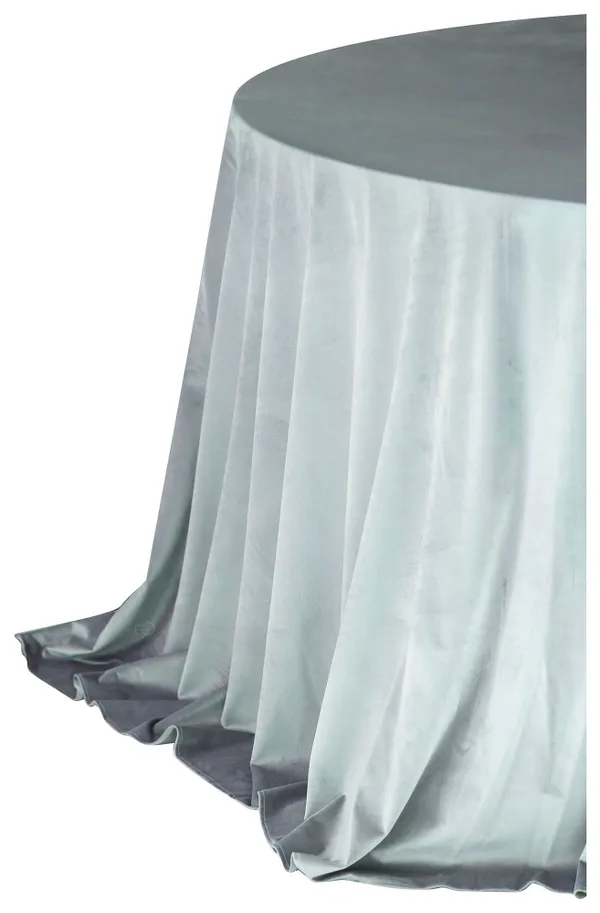 Round tablecloth LARGO in dusty blue #106