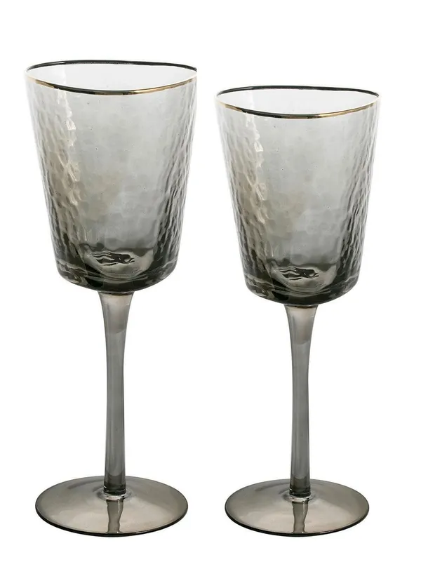 Smoke EVANS wine glass set