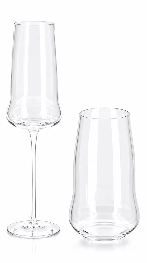 GREM glass, set of 2 with flute glass
