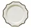 White ALLEN dining plate