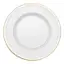 DAMRAU gold rim charger plate