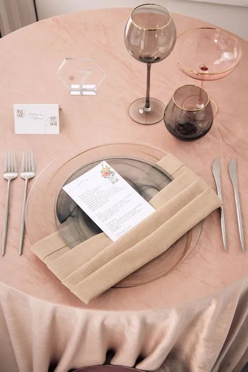 Pink tablescape