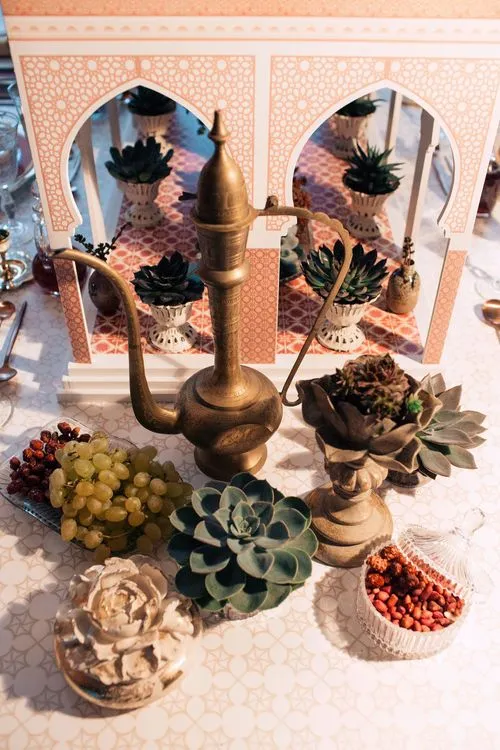 Arabesque Accents — Rectangular Table