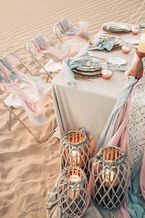 Boho-tablescape in the desert