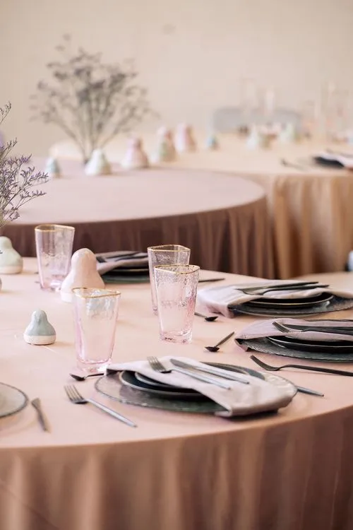 Caterpillar Chain of Round Tables