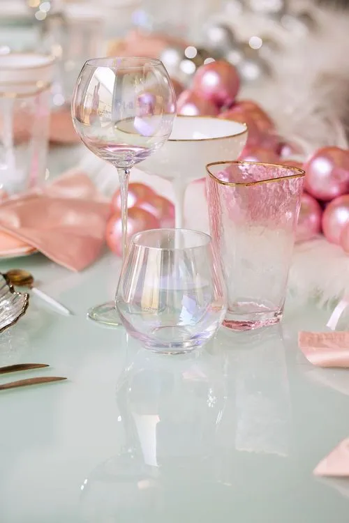 Christmas Caramel Pastels on a Serpentine Table