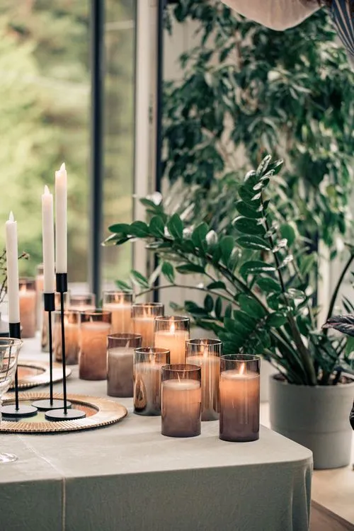 Classic Carved Chairs — Velvet Rectangular Dinner