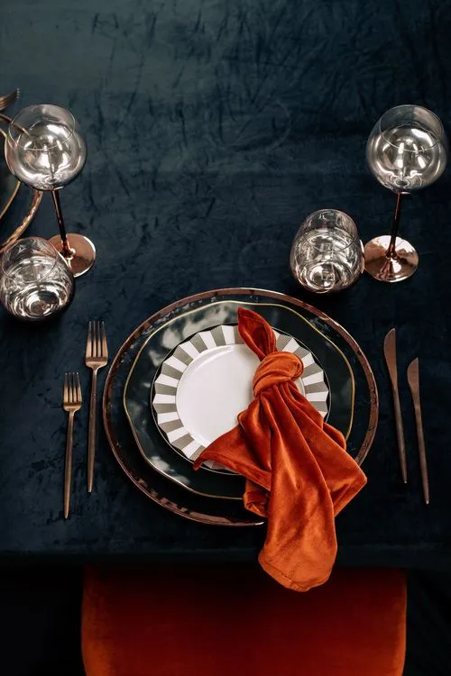 Classic Noir — Velvet Chair Detail