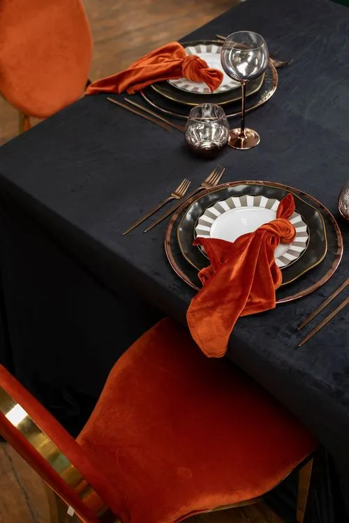 Classic Noir — Velvet Chair Detail