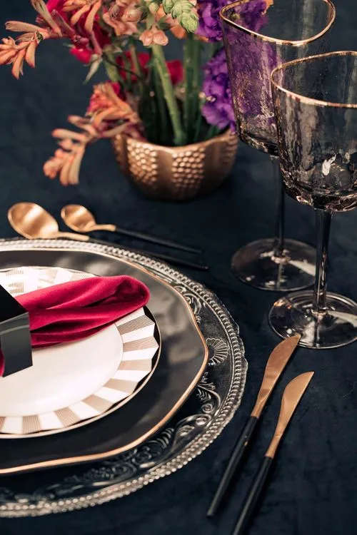 Classic Noir — Velvet Chair Detail