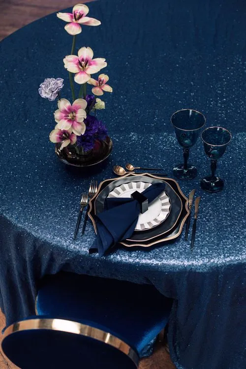 Classic Noir — Velvet Chair Detail