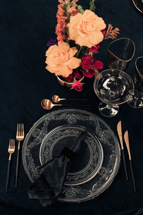 Classic Noir — Velvet Chair Detail