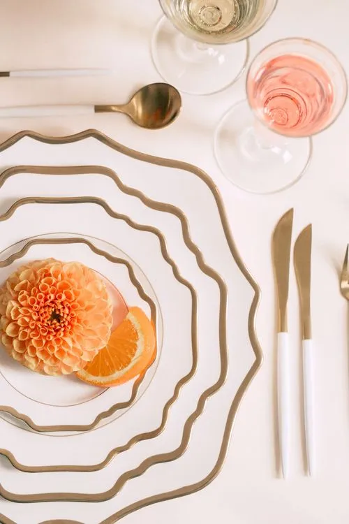 Classic Tablescape — Ombre Palette, Porcelain