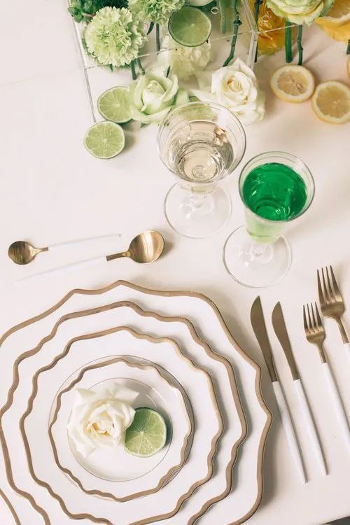 Classic Tablescape — Ombre Palette, Porcelain