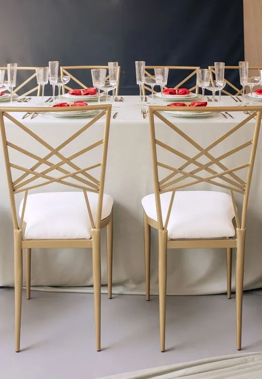 Clean New Year Setting — Drapery, Velvet, Red Bow