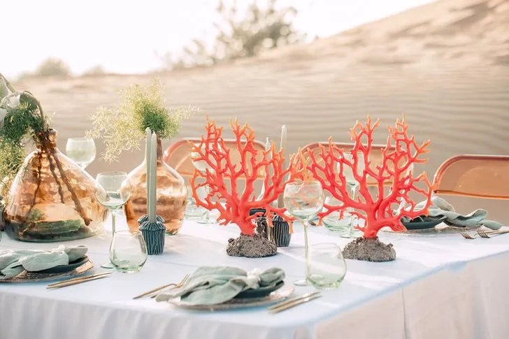 Desert Tablescape — Coral Decor
