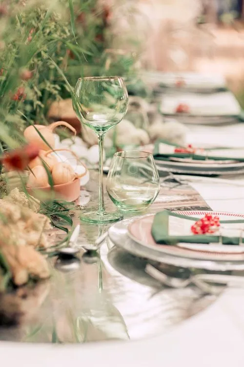 Farm-to-Table Elegance — Rectangular, Luxury Touches