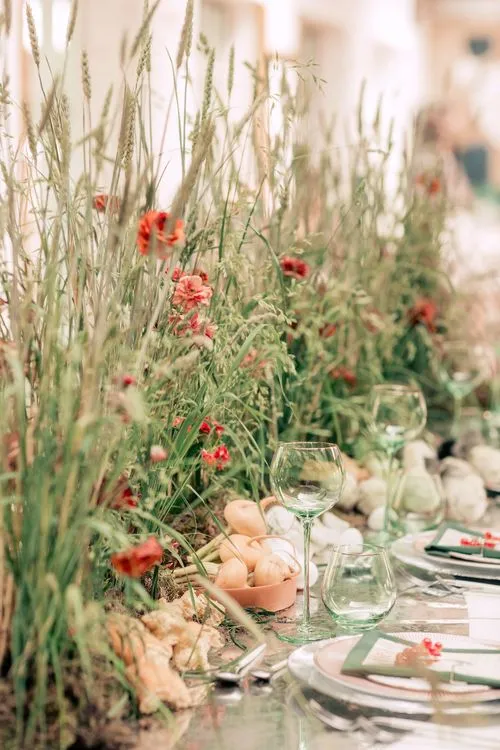 Farm-to-Table Elegance — Rectangular, Luxury Touches