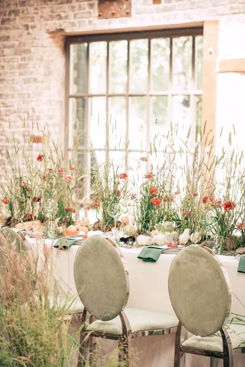 Farm-to-Table Elegance — Rectangular, Luxury Touches