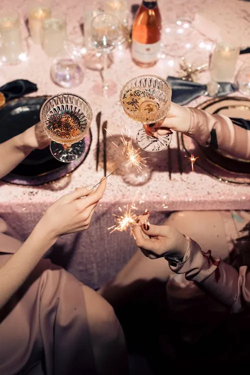 Glasses for a New Year’s Party