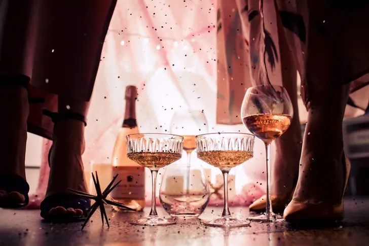 Glasses for a New Year’s Party