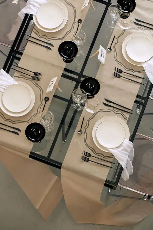 Glass Table and Acrylic Chairs — Gallery