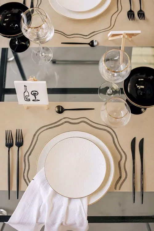 Glass Table and Acrylic Chairs — Gallery