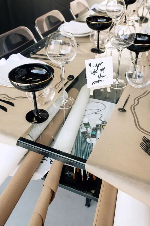 Glass Table and Acrylic Chairs — Gallery