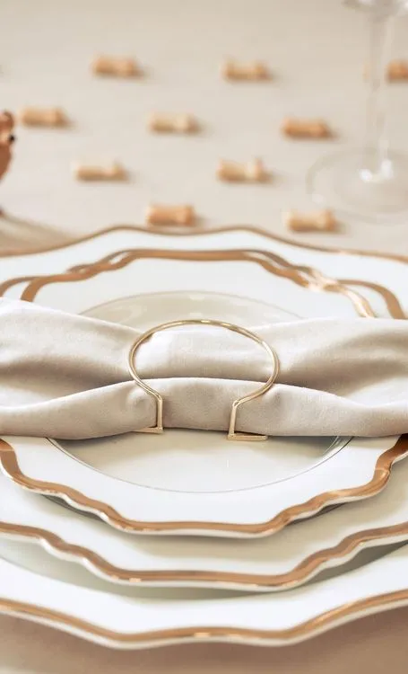 Ivory pet-friendly table setting