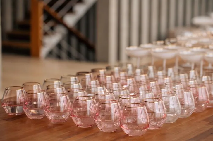 Ivory set  at rectangular table