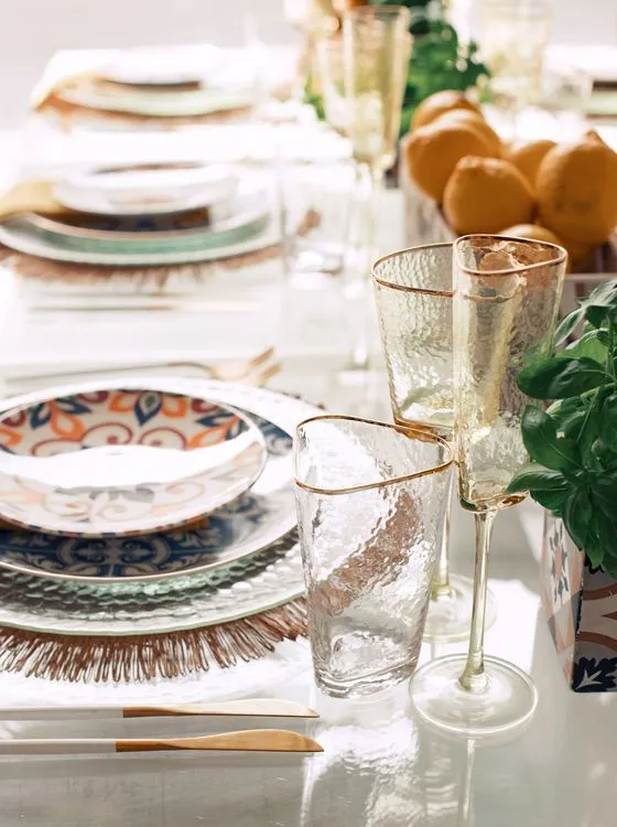 Lemon-Yellow Highlights — Sicilian Set with White Velvet Chair