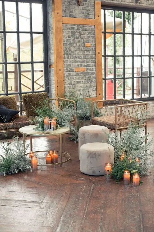 Leopard lounge setup