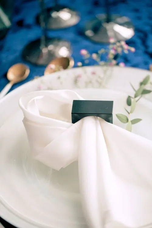 Mountain Dinner — Smoky Glasses & Velvet Tablecloth