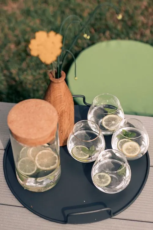 Outdoor picnic setup