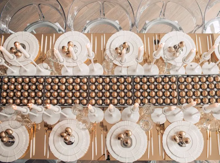 Rectangular Easter Table — Spring Lunch