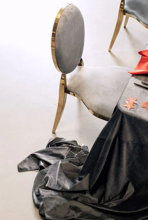 Red table setting with stars