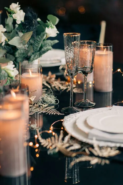 Smoky Goblets — Black Round Table