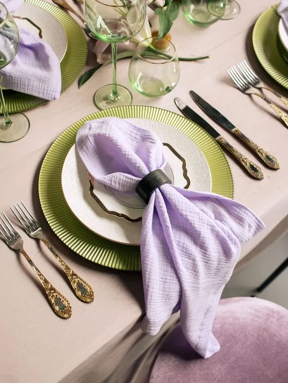 Velvet chairs lilac green shades