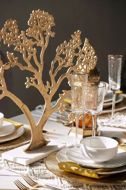 Velvet lounge tablescape cozy seating