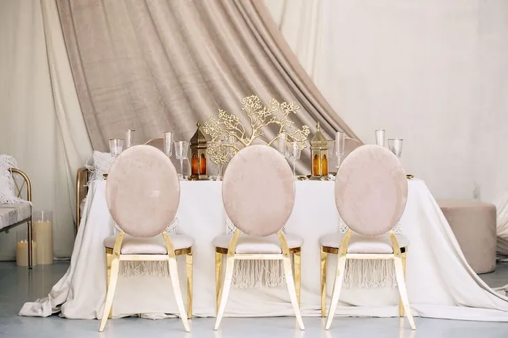 Velvet lounge tablescape cozy seating