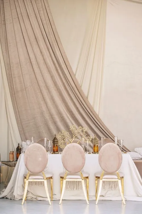 Velvet lounge tablescape cozy seating