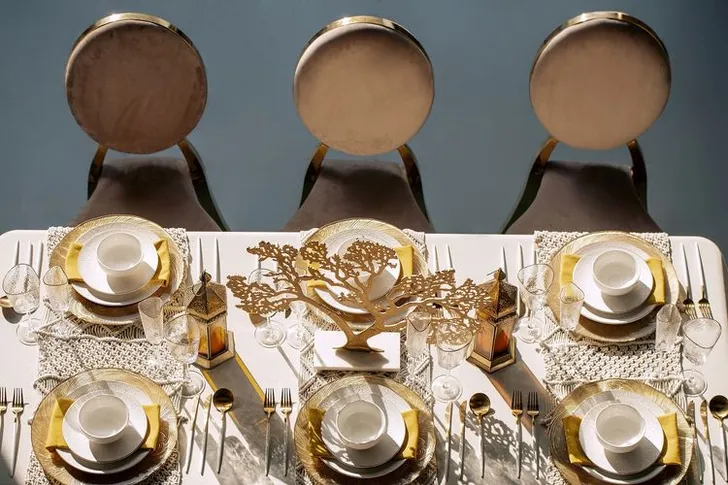 Velvet lounge tablescape cozy seating