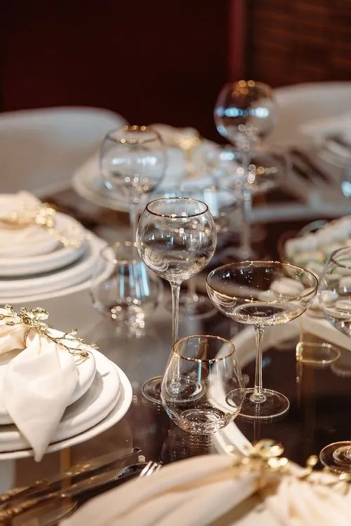 White glass table cozy chairs