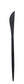 BAKER black appetizer knife
