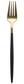 BAKER black-gold dining fork