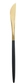 BAKER black-gold dining knife