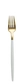 BAKER white-gold appetizer fork