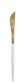 BAKER white-gold appetizer knife